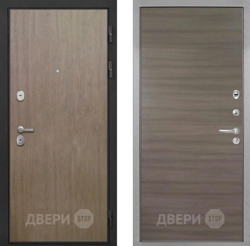 Входная металлическая Дверь Интекрон (INTECRON) Гектор Венге Коричневый Гладкая Дуб тоскано поперечный в Егорьевске