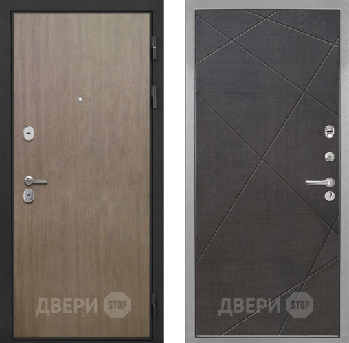 Входная металлическая Дверь Интекрон (INTECRON) Гектор Венге Коричневый Лучи-М Венге распил кофе в Егорьевске