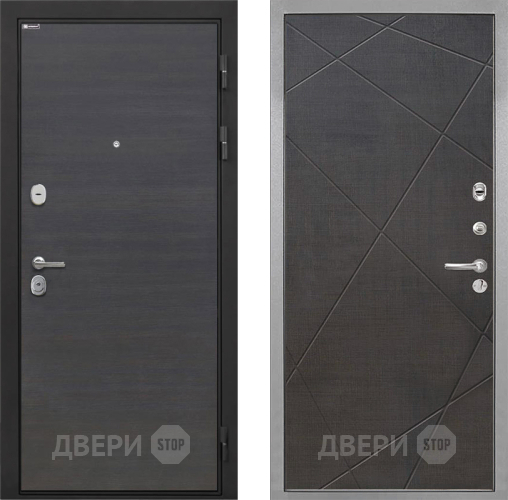 Входная металлическая Дверь Интекрон (INTECRON) Гектор Эковенге Лучи-М Венге распил кофе в Егорьевске