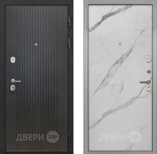 Входная металлическая Дверь Интекрон (INTECRON) Гектор ФЛ-295 Гладкая Мрамор натуральный арктик в Егорьевске