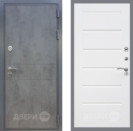 Входная металлическая Дверь Рекс (REX) ФЛ-290 Сити Белый ясень в Егорьевске