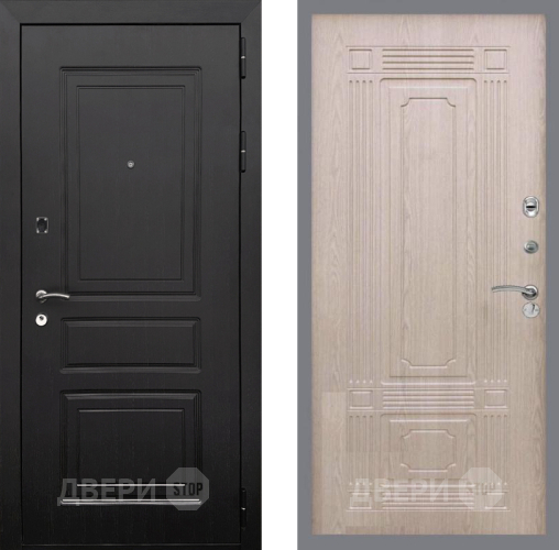 Входная металлическая Дверь Рекс (REX) 6 Венге FL-2 Беленый дуб в Егорьевске