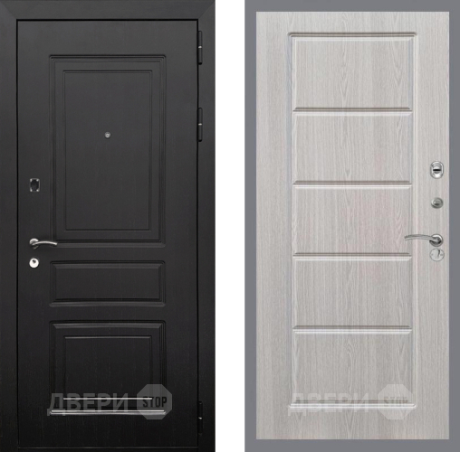 Входная металлическая Дверь Рекс (REX) 6 Венге FL-39 Беленый дуб в Егорьевске