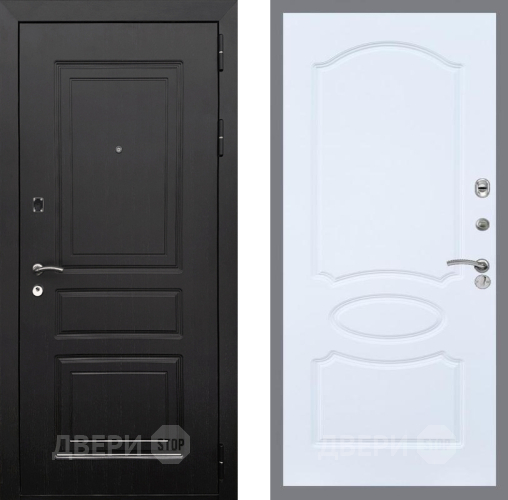 Входная металлическая Дверь Рекс (REX) 6 Венге FL-128 Силк Сноу в Егорьевске