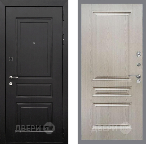 Входная металлическая Дверь Рекс (REX) 6 Венге FL-243 Беленый дуб в Егорьевске