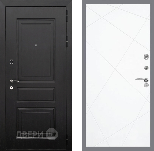 Входная металлическая Дверь Рекс (REX) 6 Венге FL-291 Силк Сноу в Егорьевске