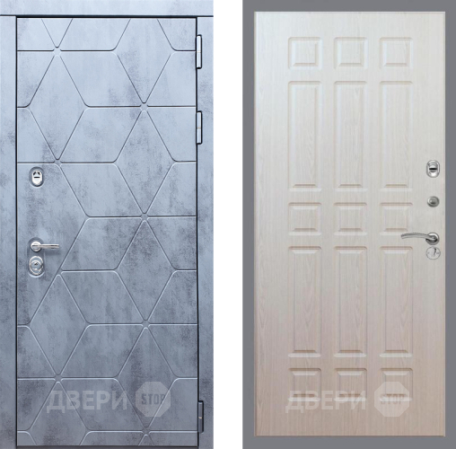 Входная металлическая Дверь Рекс (REX) 28 FL-33 Беленый дуб в Егорьевске