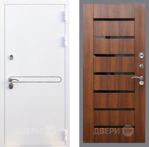 Дверь Рекс (REX) 27 СБ-14 стекло черное Орех бренди в Егорьевске