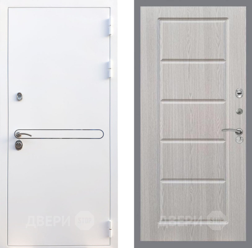 Входная металлическая Дверь Рекс (REX) 27 FL-39 Беленый дуб в Егорьевске