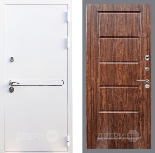 Входная металлическая Дверь Рекс (REX) 27 FL-39 орех тисненый в Егорьевске