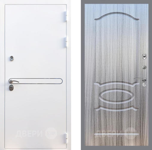 Входная металлическая Дверь Рекс (REX) 27 FL-128 Сандал грей в Егорьевске