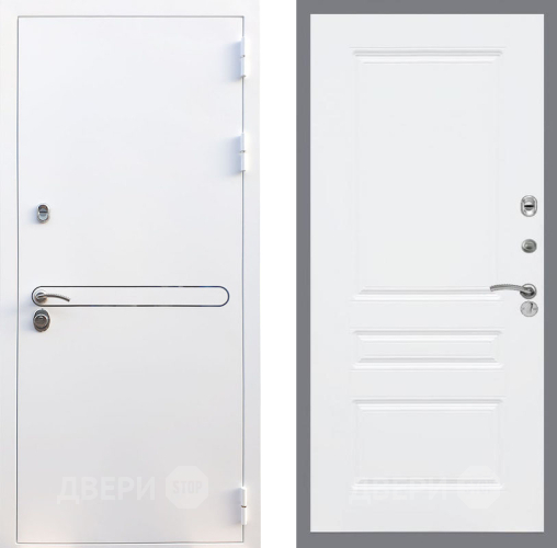 Входная металлическая Дверь Рекс (REX) 27 FL-243 Силк Сноу в Егорьевске