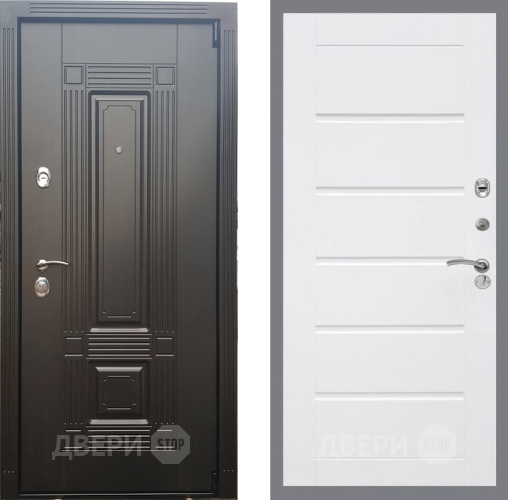 Входная металлическая Дверь Рекс (REX) 9 Сити Белый ясень в Егорьевске