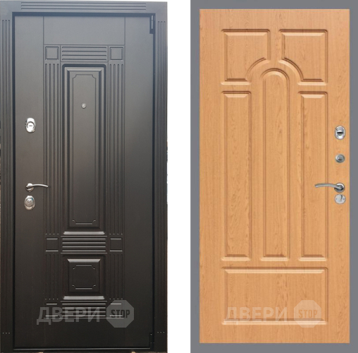 Входная металлическая Дверь Рекс (REX) 9 FL-58 Дуб в Егорьевске