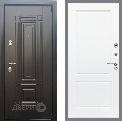 Входная металлическая Дверь Рекс (REX) 9 FL-117 Силк Сноу в Егорьевске