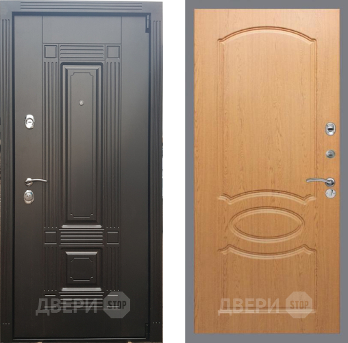 Входная металлическая Дверь Рекс (REX) 9 FL-128 Дуб в Егорьевске