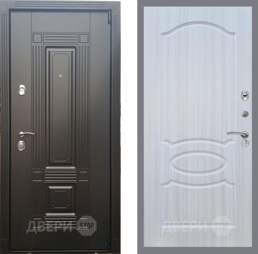 Входная металлическая Дверь Рекс (REX) 9 FL-128 Сандал белый в Егорьевске