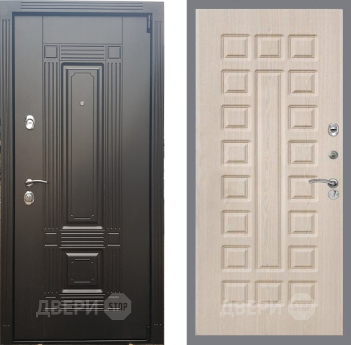 Входная металлическая Дверь Рекс (REX) 9 FL-183 Беленый дуб в Егорьевске
