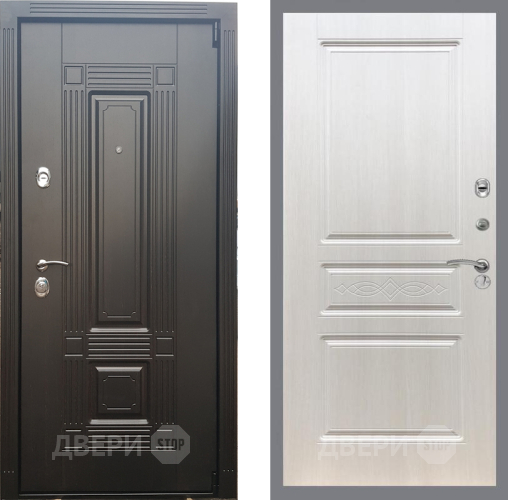 Входная металлическая Дверь Рекс (REX) 9 FL-243 Лиственница беж в Егорьевске