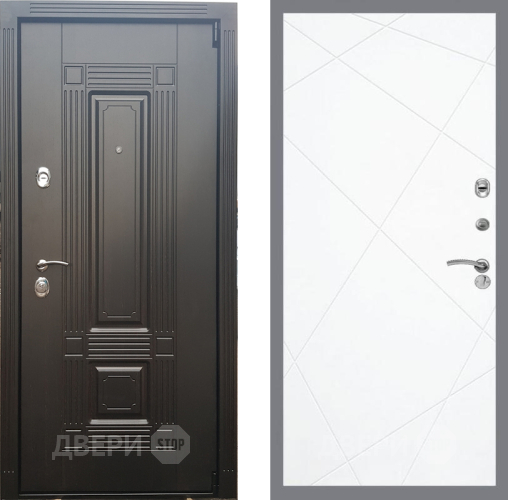 Входная металлическая Дверь Рекс (REX) 9 FL-291 Силк Сноу в Егорьевске