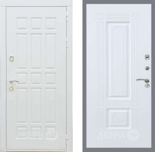 Входная металлическая Дверь Рекс (REX) 8 Силк Сноу FL-2 Силк Сноу в Егорьевске