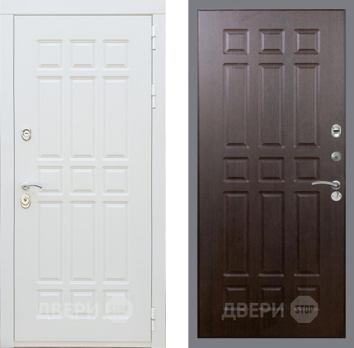 Входная металлическая Дверь Рекс (REX) 8 Силк Сноу FL-33 Венге в Егорьевске