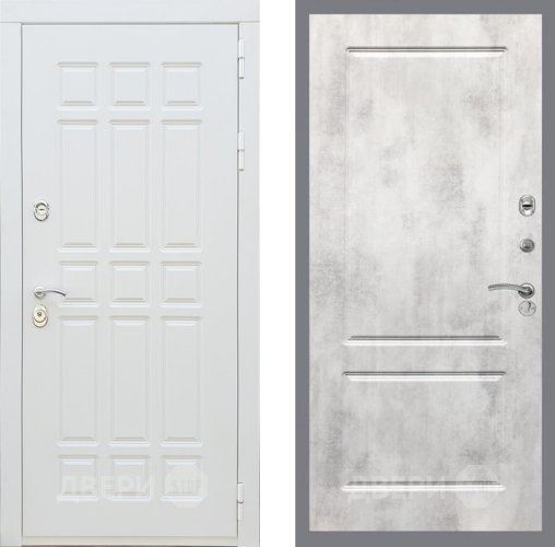 Дверь Рекс (REX) 8 Силк Сноу FL-117 Бетон светлый в Егорьевске