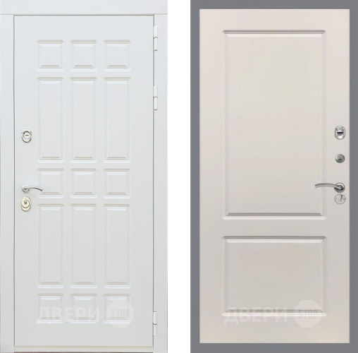 Входная металлическая Дверь Рекс (REX) 8 Силк Сноу FL-117 Шампань в Егорьевске