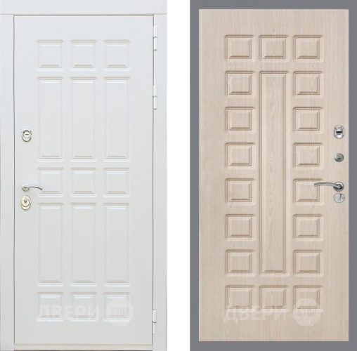 Дверь Рекс (REX) 8 Силк Сноу FL-183 Беленый дуб в Егорьевске