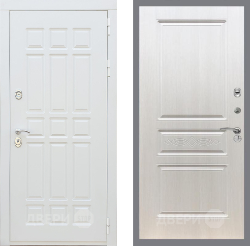 Входная металлическая Дверь Рекс (REX) 8 Силк Сноу FL-243 Лиственница беж в Егорьевске