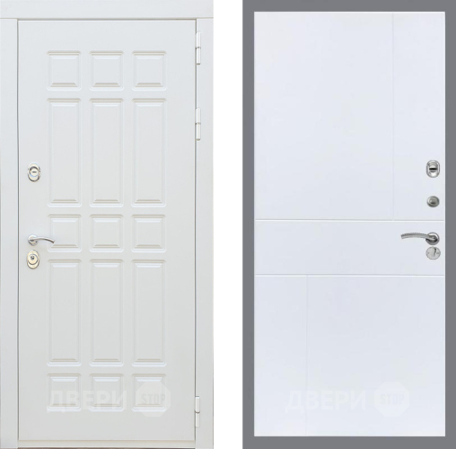 Входная металлическая Дверь Рекс (REX) 8 Силк Сноу FL-290 Силк Сноу в Егорьевске