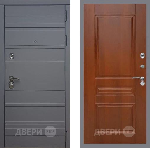 Входная металлическая Дверь Рекс (REX) 14 силк титан FL-243 Итальянский орех в Егорьевске