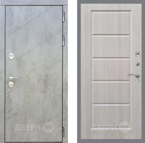 Входная металлическая Дверь Рекс (REX) 22 FL-39 Беленый дуб в Егорьевске