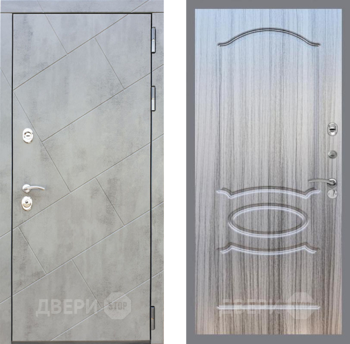 Входная металлическая Дверь Рекс (REX) 22 FL-128 Сандал грей в Егорьевске