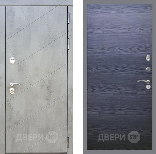 Входная металлическая Дверь Рекс (REX) 22 GL Дуб тангенальный черный в Егорьевске