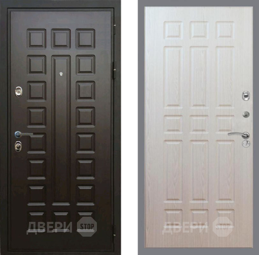 Входная металлическая Дверь Рекс (REX) Премиум 3к FL-33 Беленый дуб в Егорьевске