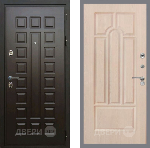 Входная металлическая Дверь Рекс (REX) Премиум 3к FL-58 Беленый дуб в Егорьевске