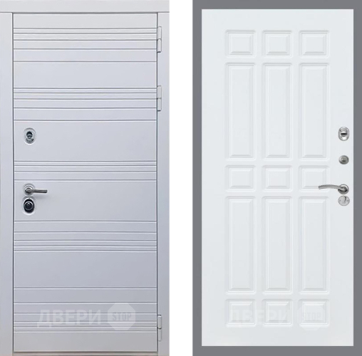 Входная металлическая Дверь Рекс (REX) 14 Силк Сноу FL-33 Силк Сноу в Егорьевске