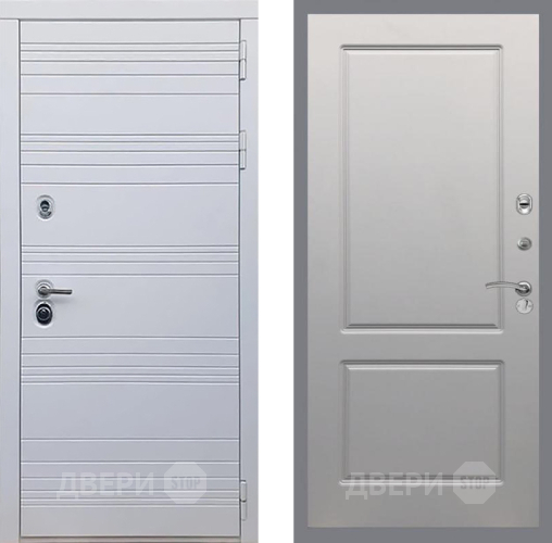 Входная металлическая Дверь Рекс (REX) 14 Силк Сноу FL-117 Грей софт в Егорьевске