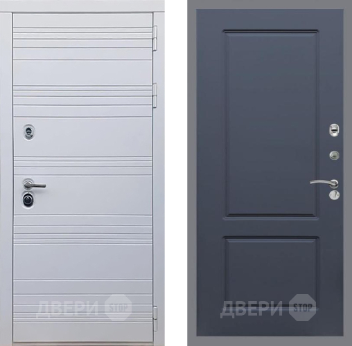 Входная металлическая Дверь Рекс (REX) 14 Силк Сноу FL-117 Силк титан в Егорьевске