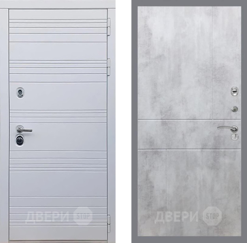 Дверь Рекс (REX) 14 Силк Сноу FL-290 Бетон светлый в Егорьевске