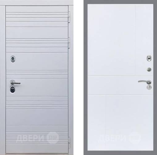 Входная металлическая Дверь Рекс (REX) 14 Силк Сноу FL-290 Силк Сноу в Егорьевске