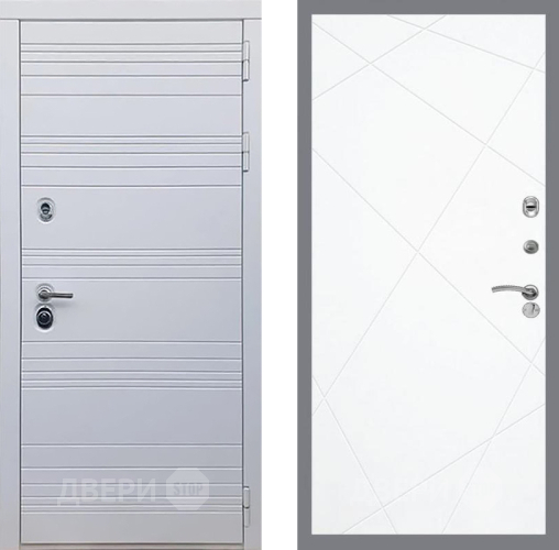 Входная металлическая Дверь Рекс (REX) 14 Силк Сноу FL-291 Силк Сноу в Егорьевске