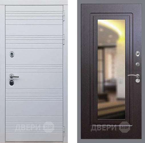 Входная металлическая Дверь Рекс (REX) 14 Силк Сноу FLZ-120 Венге в Егорьевске