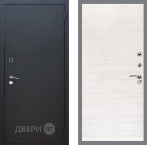 Дверь Рекс (REX) 1A Черный Муар GL Акация в Егорьевске