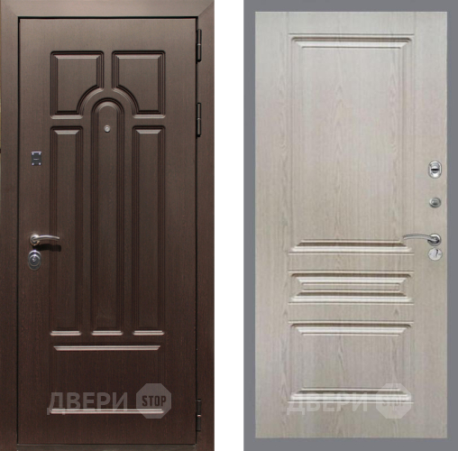 Дверь Рекс (REX) Эврика FL-243 Беленый дуб в Егорьевске