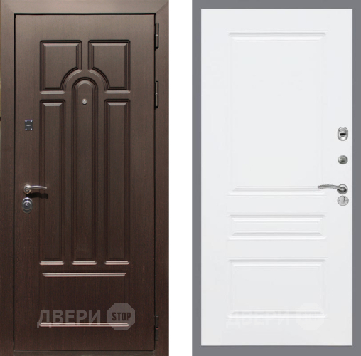 Дверь Рекс (REX) Эврика FL-243 Силк Сноу в Егорьевске