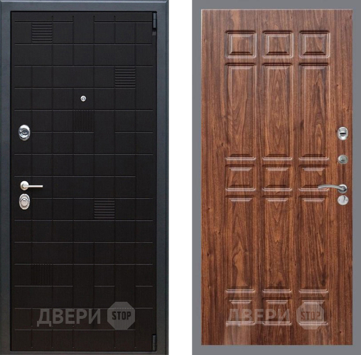 Входная металлическая Дверь Рекс (REX) 12 FL-33 орех тисненый в Егорьевске