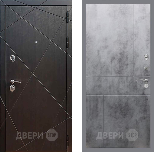 Входная металлическая Дверь Рекс (REX) 13 Венге FL-290 Бетон темный в Егорьевске