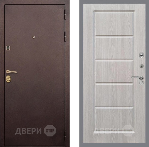 Входная металлическая Дверь Рекс (REX) Лайт 3К FL-39 Беленый дуб в Егорьевске